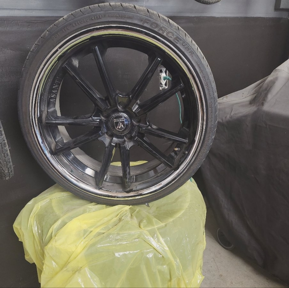 ASANTI Black Label chrome wheels